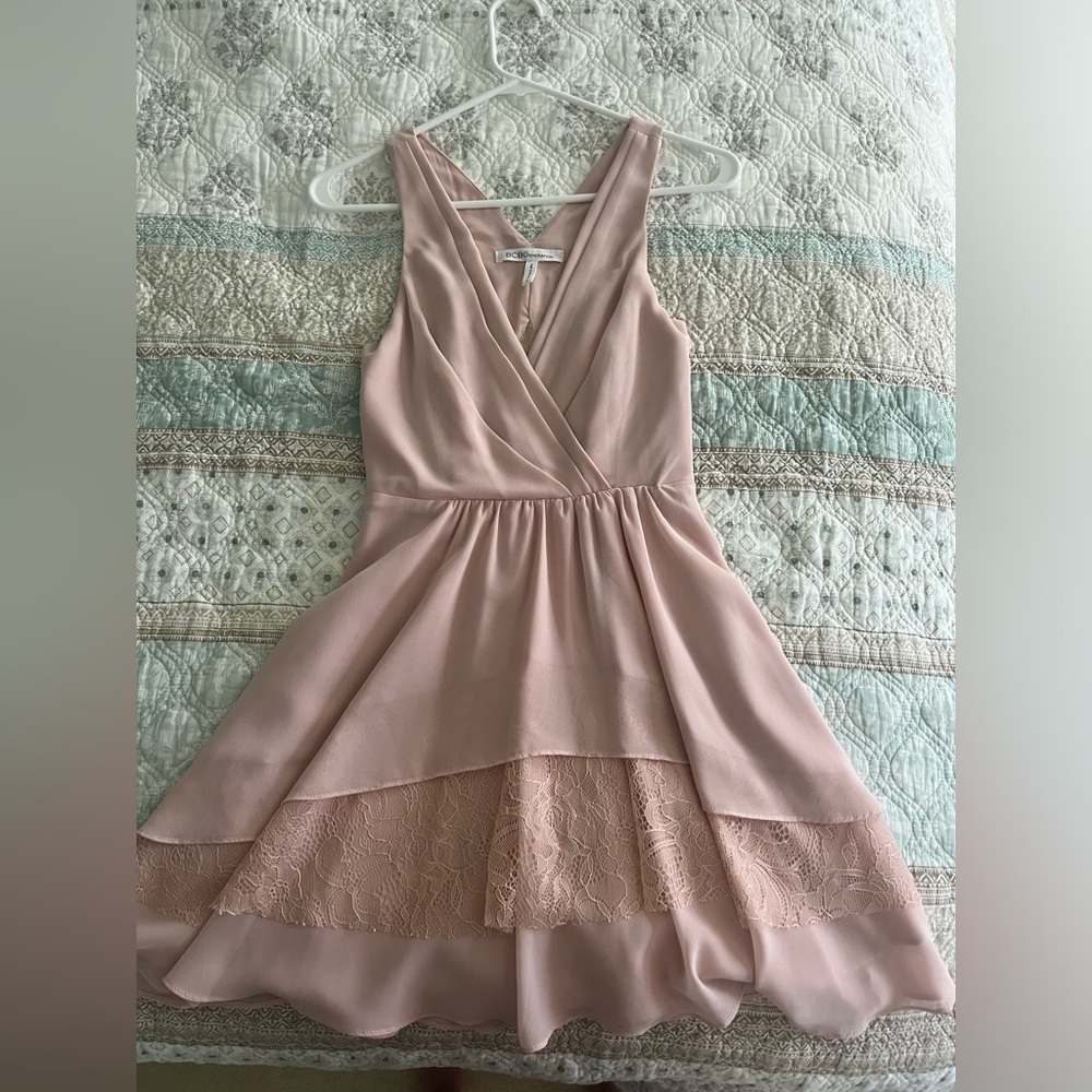 BCBG light pink dress